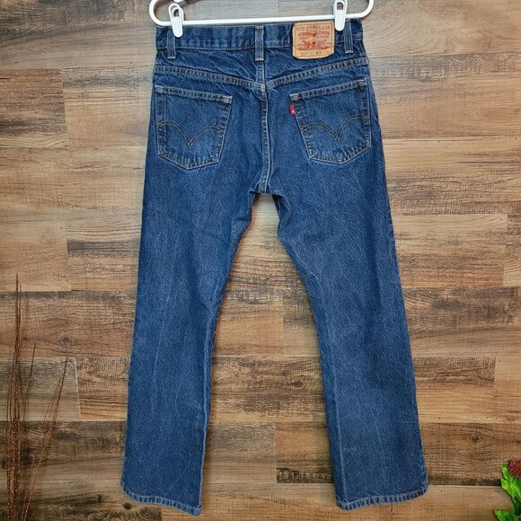Vtg Levi's Jeans Size 31x30 Measures 30x30 Bootcut 517 Western Rodeo Y2K - Picture 2 of 10